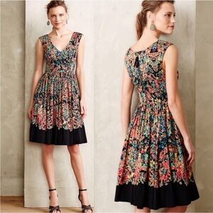 Anthropologie Plenty by Tracy Reese Petal Fete Dress Midi Confetti Multicolor 0
